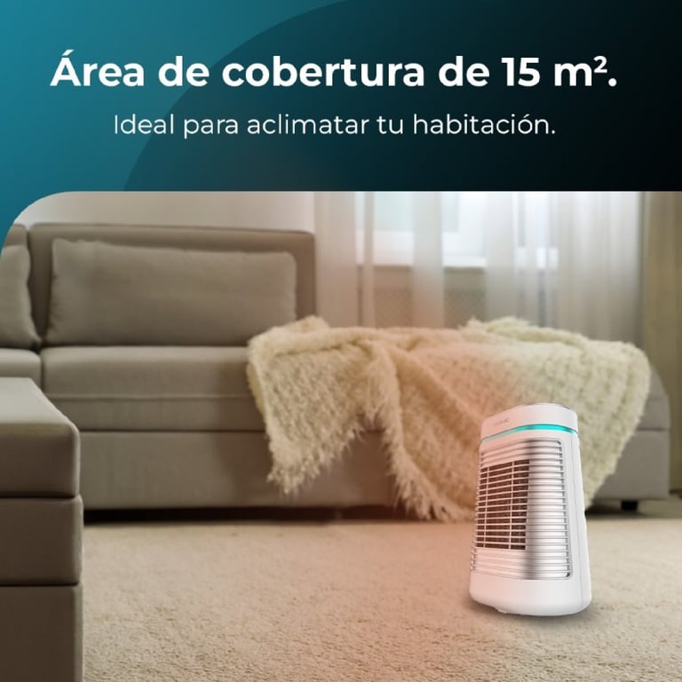 Chauffage Céramique Cecotec ReadyWarm 1550 Max – 1500 W, Oscillation, 3 Modes - vue 8