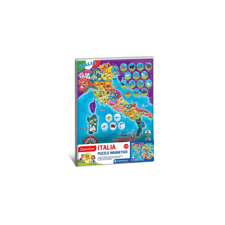 Clementoni 16690 puzzle Puzzle magnétique Cartes Neuf