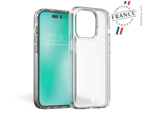 Coque Renforcée iPhone 14 Pro FEEL Origine France Garantie Transparente - Garantie à vie Force Case