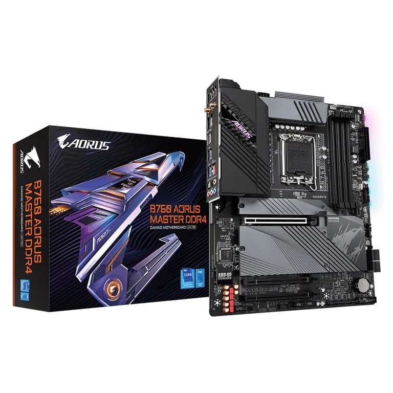GIGABYTE B760 AORUS MASTER DDR4 Socket 1700 carte mère - vue 2