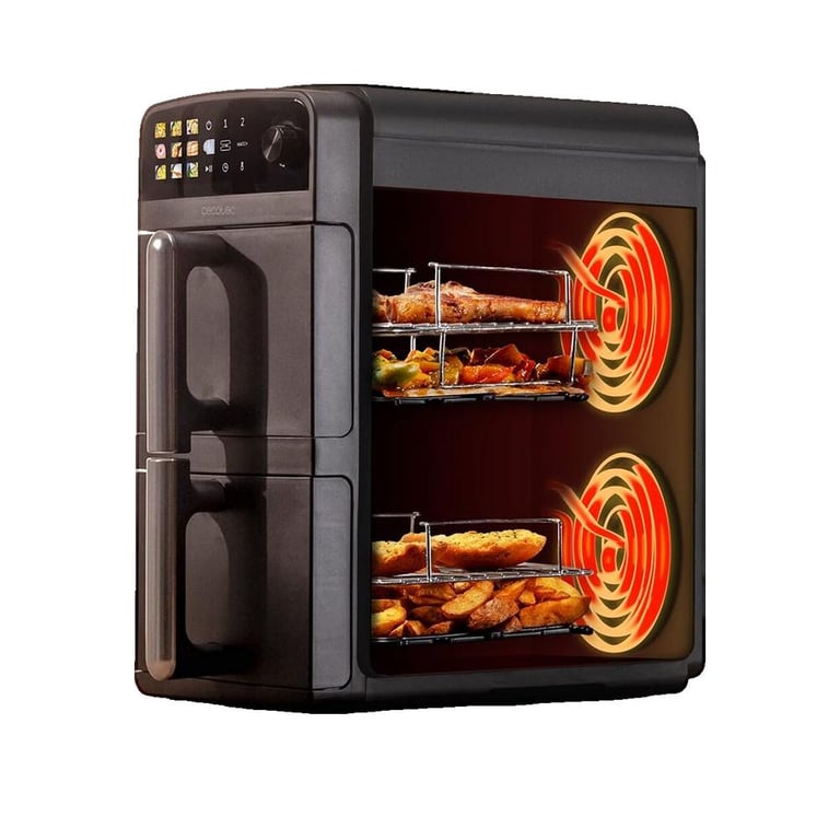Friteuse Cecotec Cecofry DuoLevel 10000 – 10 L, 2400 W, Cuves Superposées - vue 3