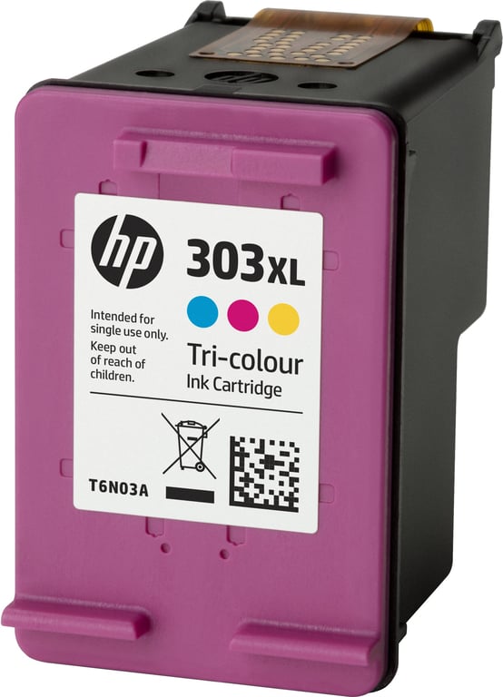 Cartouche dencre HP 303XL tricolore grande capacité authentique pour HP Envy Photo 62307130 - vue 2