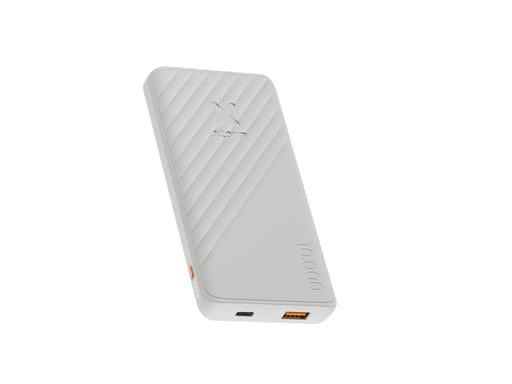 Xtorm 15W FastCharge Go2 Powerbank 10.000 - Blanco ceniza