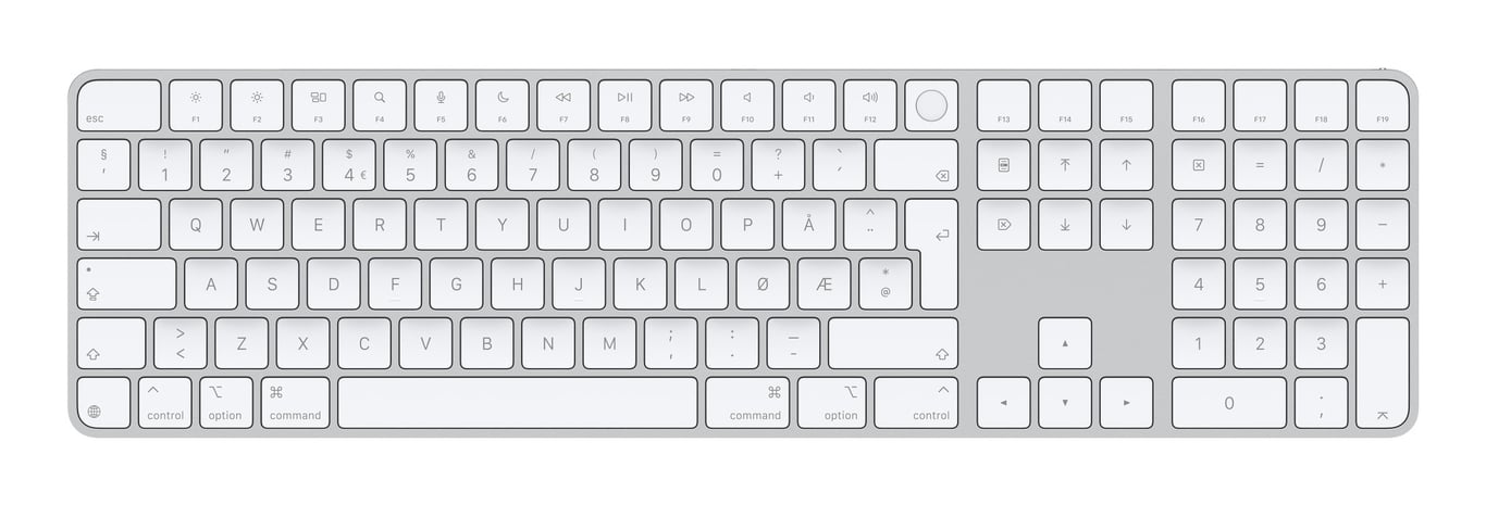 Apple Magic Keyboard Norvégien ​​​​​​​ - vue 3
