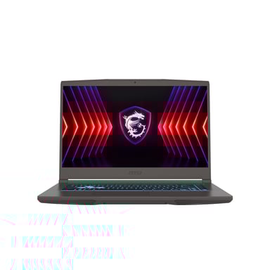 MSI Thin A15 B7VF-253FR AMD Ryzen? 5 7535HS Laptop 39,6 cm (15,6'') Full HD 16 GB DDR5-SDRAM 512 GB SSD NVIDIA GeForce RTX 4060 Wi-Fi 6E (802.11ax) Windows 11 Home Grigio