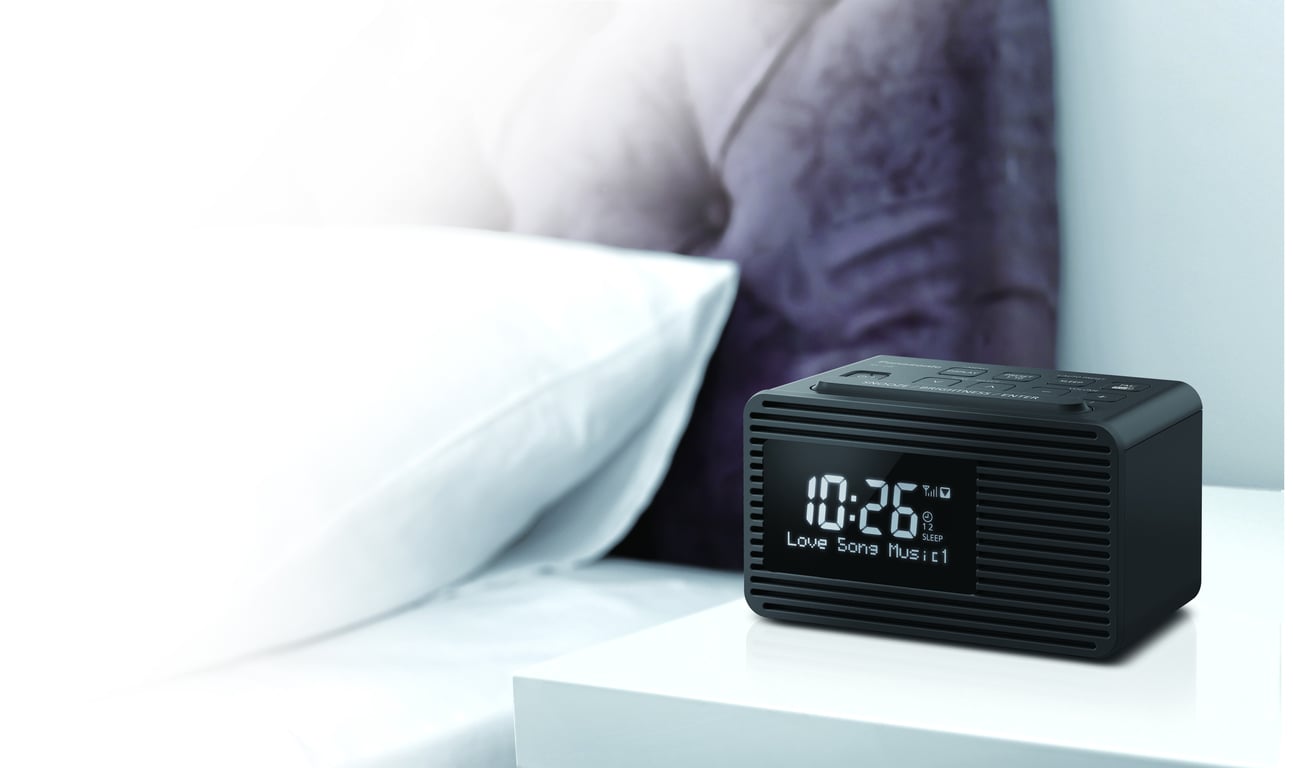 Radio Réveil Panasonic RC-D8EG-K – DAB+/FM, 1W, Double Alarme - vue 6
