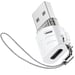 XO Adaptador de carga USB hembra a USB-C macho compacto Blanco
