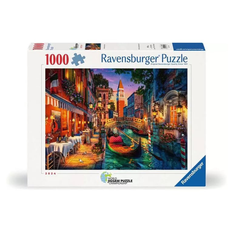 Puzzle 1000 pièces : Croisière sur les canaux à Venise Ravensburger France - vue 2