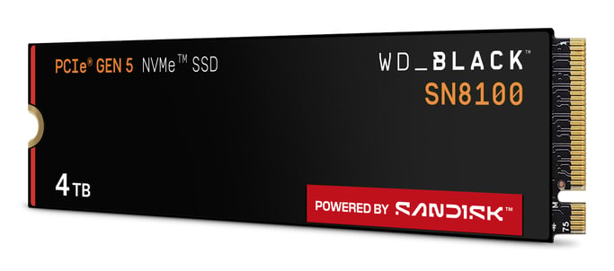 Western Digital Black WD_BLACK SN8100 NVMe 4 To M.2 PCI Express 5.0 TLC 3D NAND