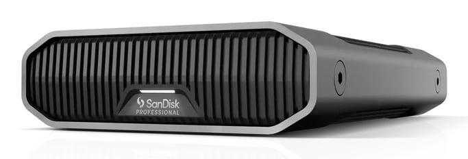SanDisk G-DRIVE disque dur externe 26 To 7200 tr/min USB Type-C 3.2 Gen 2 (3.1 Gen 2) Acier inoxydable - Neuf