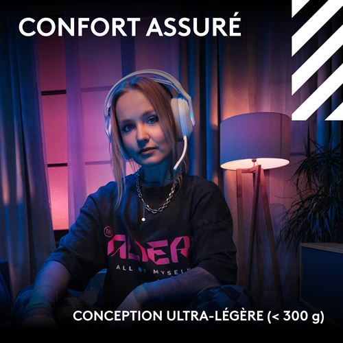 Casque Gaming Logitech G Astro A20 X Lightspeed – Bluetooth, Micro à Tige 48 kHz - vue 8