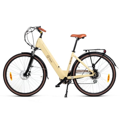 Youin BK2128C bicicleta eléctrica Crema de color Aluminio 71,1 cm (28'') 25,6 kg Ión de litio
