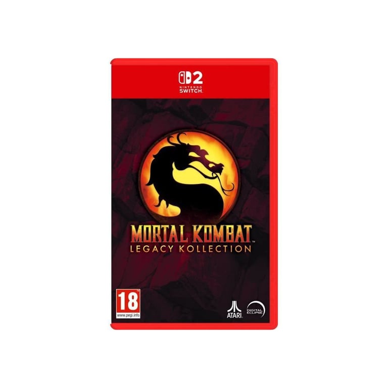 Jeu Nintendo Switch 2 JUST FOR GAMES Mortal Kombat: Legacy Kollection Cartouche physique multilingue PEGI 18 Rouge - Neuf