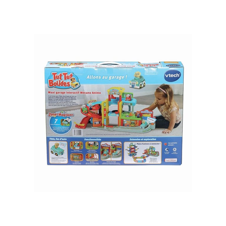 VTECH TUT TUT BOLIDES MAXI GARAGE INTERACTIF MÉCANO ANIMO +THÉO FAN DAUTO - vue 5
