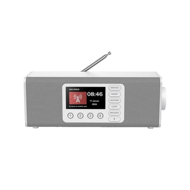 Radio-réveil Hama DR2002 Bluetooth® blanc