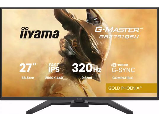 iiyama 27 LED G Master GB2791QSU B1 Gold Phoenix - vue 9