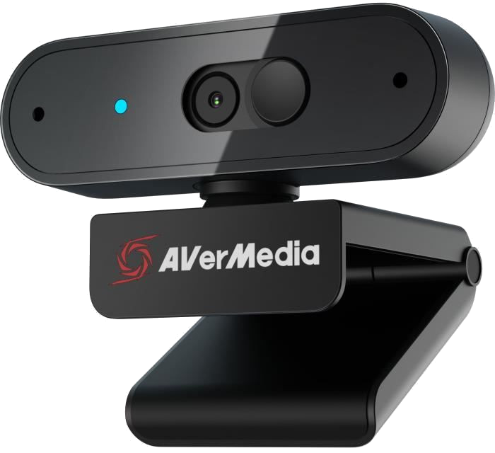 AVerMedia Webcam Full HD 1080p30 PW310P-Autofocus-Rotation ... 360o- Con?ue pour Skype, Zoom, Google