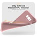 Moozy Minimalist Series Coque en silicone pour Samsung S8, Rose Beige – Finition mate fine et souple en TPU