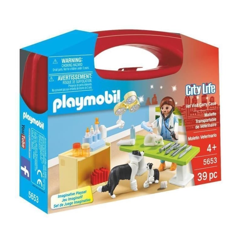 Valisette Vétérinaire 5653 Playmobil La Boîte