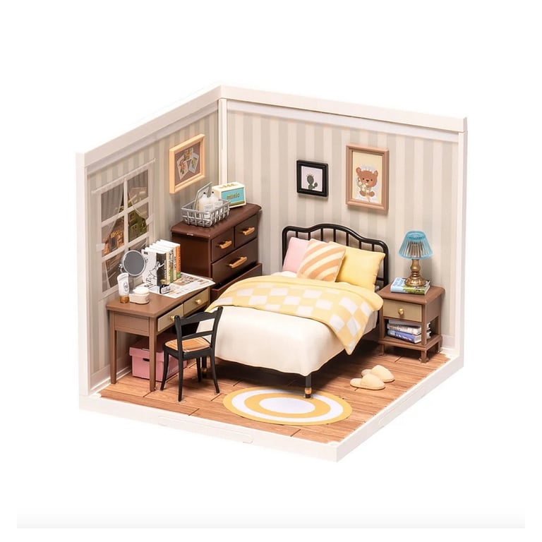 Maquette DIY de Chambre Douce Rêve : Créez Votre Univers de Rêve Neuf