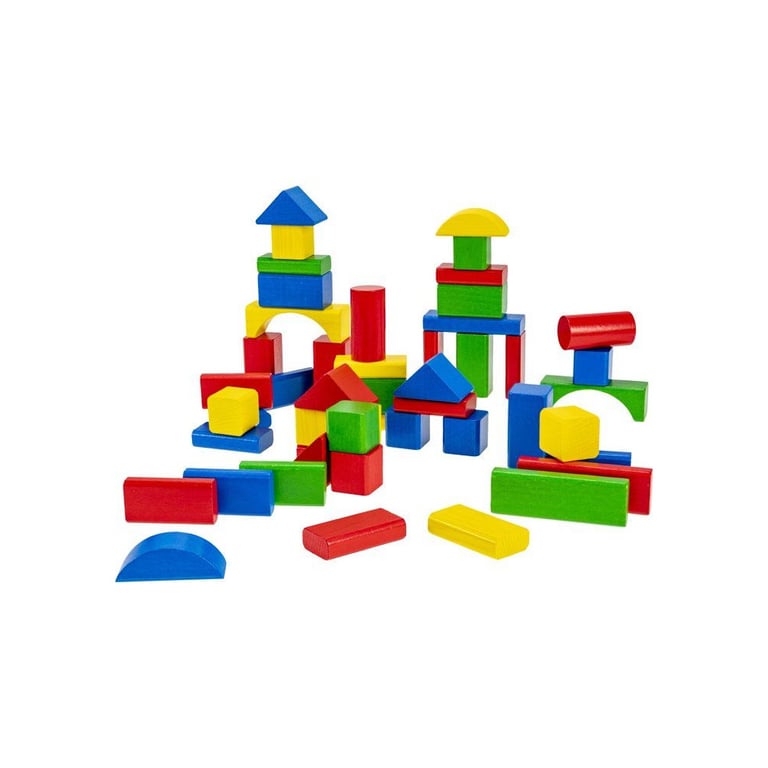 HEROS Blocs de construction en bois 100 % certifié FSC® 100 pièces Dès - vue 4