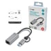 Adattatore Ethernet USB-C/USB-A 2,5Gbps di i-tec Metal