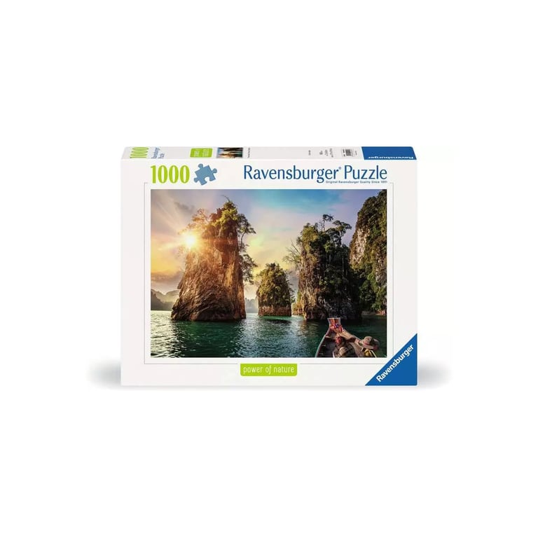 Ravensburger Puzzle Adulte Puzzle 1000 pièces Lac de Cheow LAN Thaïlande Adultes et Enfants à partir de Puzzle de qualité supérieure Paysage & Nature 12000001 - vue 2