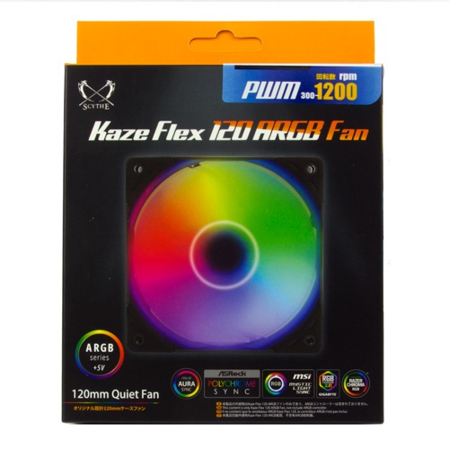 Scythe Kaze Flex Boitier PC Ventilateur 12 cm 1 pièce Neuf - vue 3