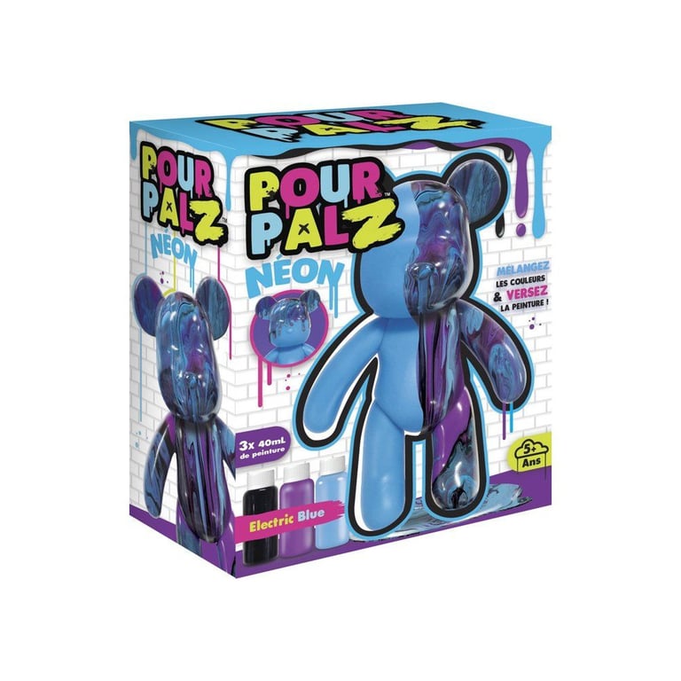 Kit créatif peinture Silverlit – Pour Palz Animaux Néon - vue 2