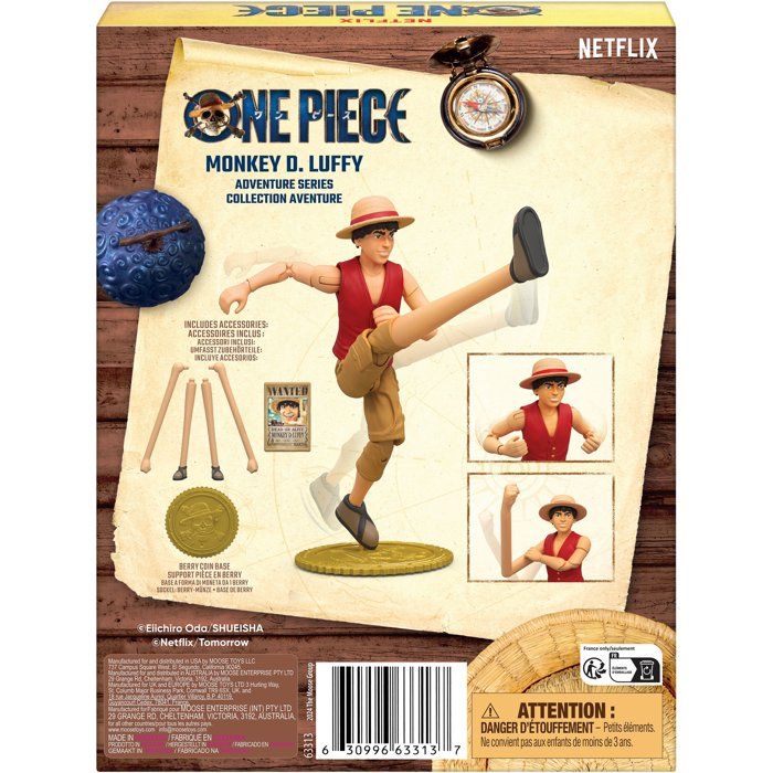 FIGURINE ARTICULEE LUFFY ONE PIECE NETFLIX - vue 4