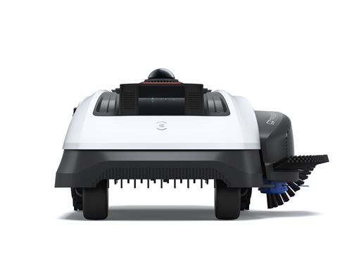 Goat O1200 LiDAR Pro - Robot cortacésped Ecovacs, blanco