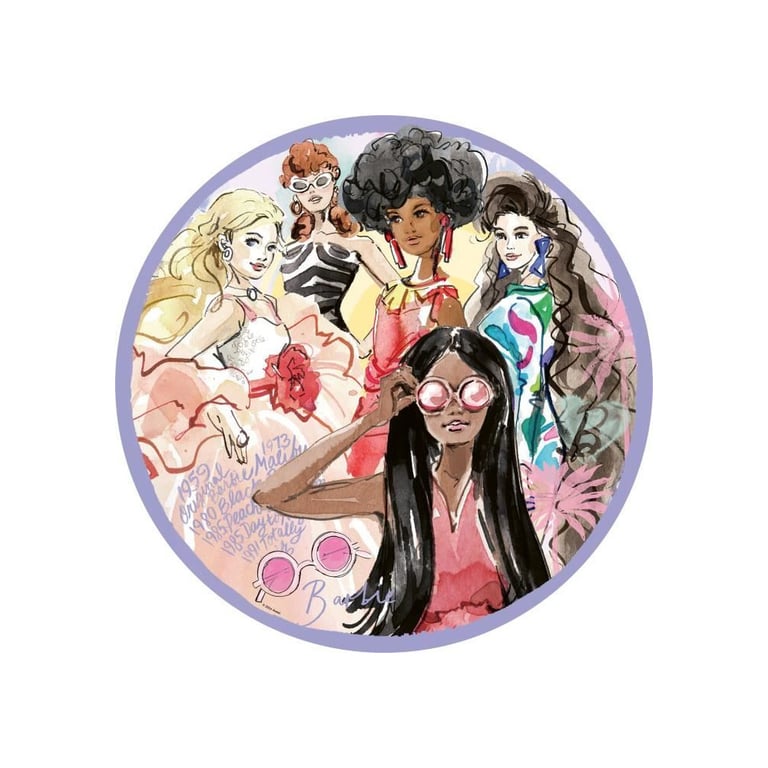 Puzzle rond 500 pièces : Barbie 'icône du style depuis 1959 Ravensburger France - vue 10