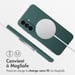 imoshion Coque Couleur avec MagSafe pour Samsung Galaxy A36 - Vert foncé