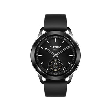 Xiaomi Watch S3 3,63 cm (1.43'') AMOLED 47 mm Numérique 466 x 466 pixels Écran tactile Noir GPS (satellite)