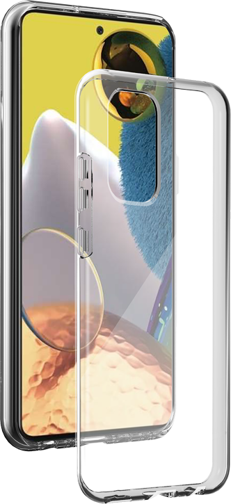 Coque Silisoft souple Transparente pour Samsung G A72 4G Bigben