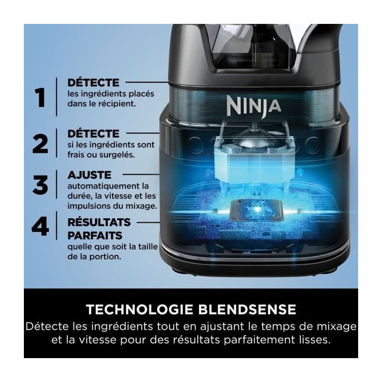 Blender professionnel NINJA Detect Power TB201EU Pichet 2 Litres et 15 modes TB201EU - vue 4