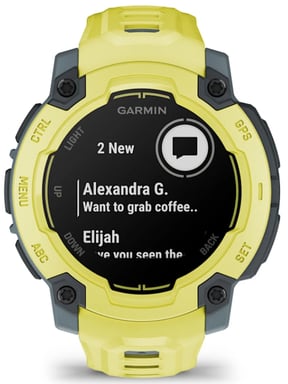 Garmin Instinct E 2,29 cm (0.9'') MIP 45 mm Numérique 176 x 176 pixels Citron vert GPS (satellite)