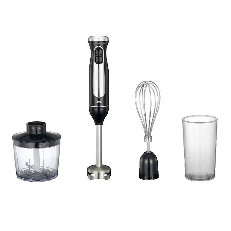 Melissa 16210069 Mixeur plongeant Hachoir Fouet Gobelet Acier Inoxydable