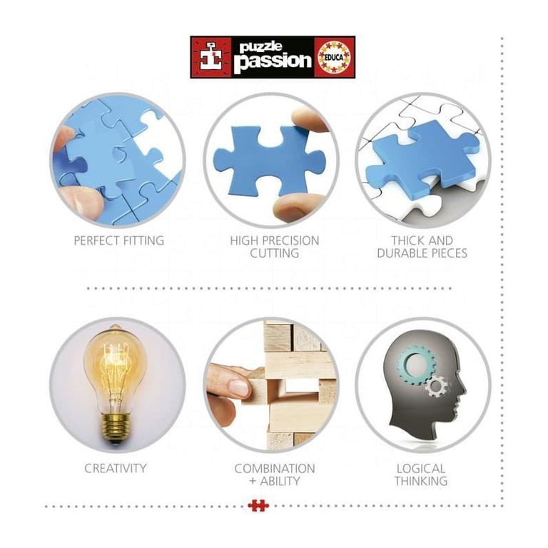 Puzzles progressifs EDUCA La Ville des Lapins 4 puzzles 12 à 25 pièces Pour enfants - vue 8