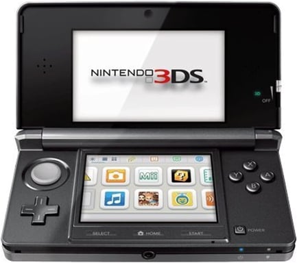Console 3DS, nera