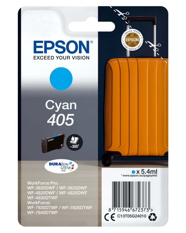 Epson Nº 405 Cyan Pack - vue 2