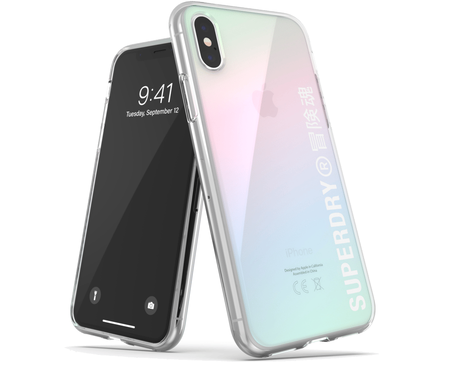 Coque Snap Clear pour iPhone X/XS - Holographique