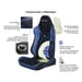 Chaise gaming Vertagear SL5800 HyGenNX Midnight Blue – Ergonomie avancée, soutien lombaire ContourMax™, assise ventilée VertaAir™, revêtement anti-odeurs