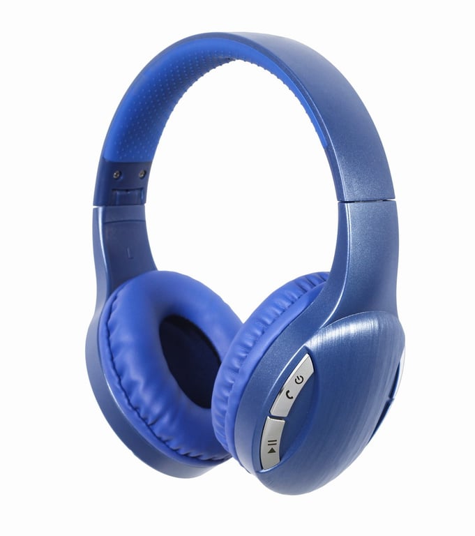Gembird BTHS-01-B casque Avec fil &sans fil Arceau Appels/Musique Micro-USB Bluetooth Bleu - Neuf