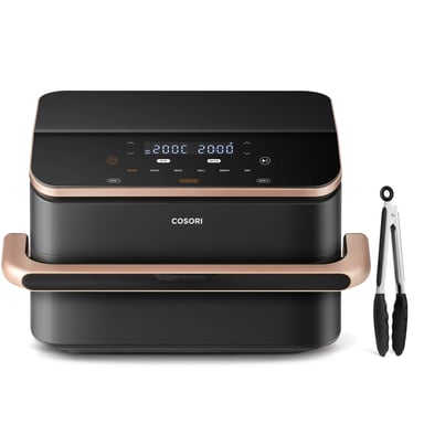 COSORI Dual Blaze Twinfry? Chef Edition friggitrice senza olio a doppio cestello con capacità di 10L