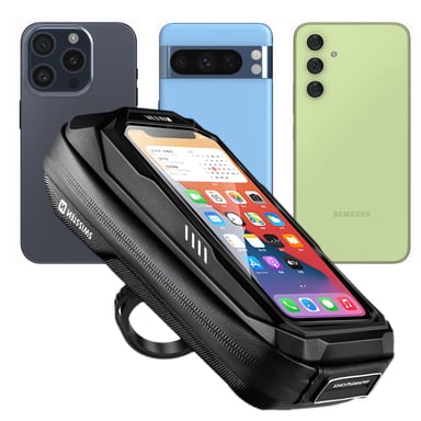 Borsa bicicletta per telefono, anti-pioggia IP66, scomparto integrato