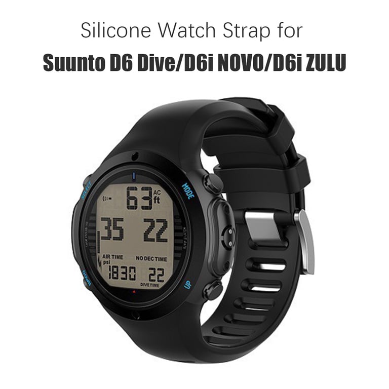 Bracelet en silicone pour Suunto D6 DiveD6i NOVOD6i ZULU Neuf - vue 2