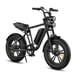 Bicicleta eléctrica ENGWE M20 de 20'' con batería de 48 V y 13 AH-Negro