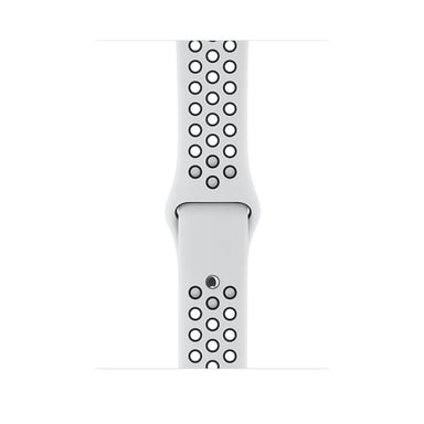 Apple Nike Sport Band Grupo de rock Negro, Blanco Fluoroelastómero
