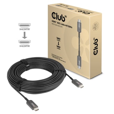 CLUB3D CAC-1379 Cavo HDMI 20 m HDMI Tipo A (Standard) Nero